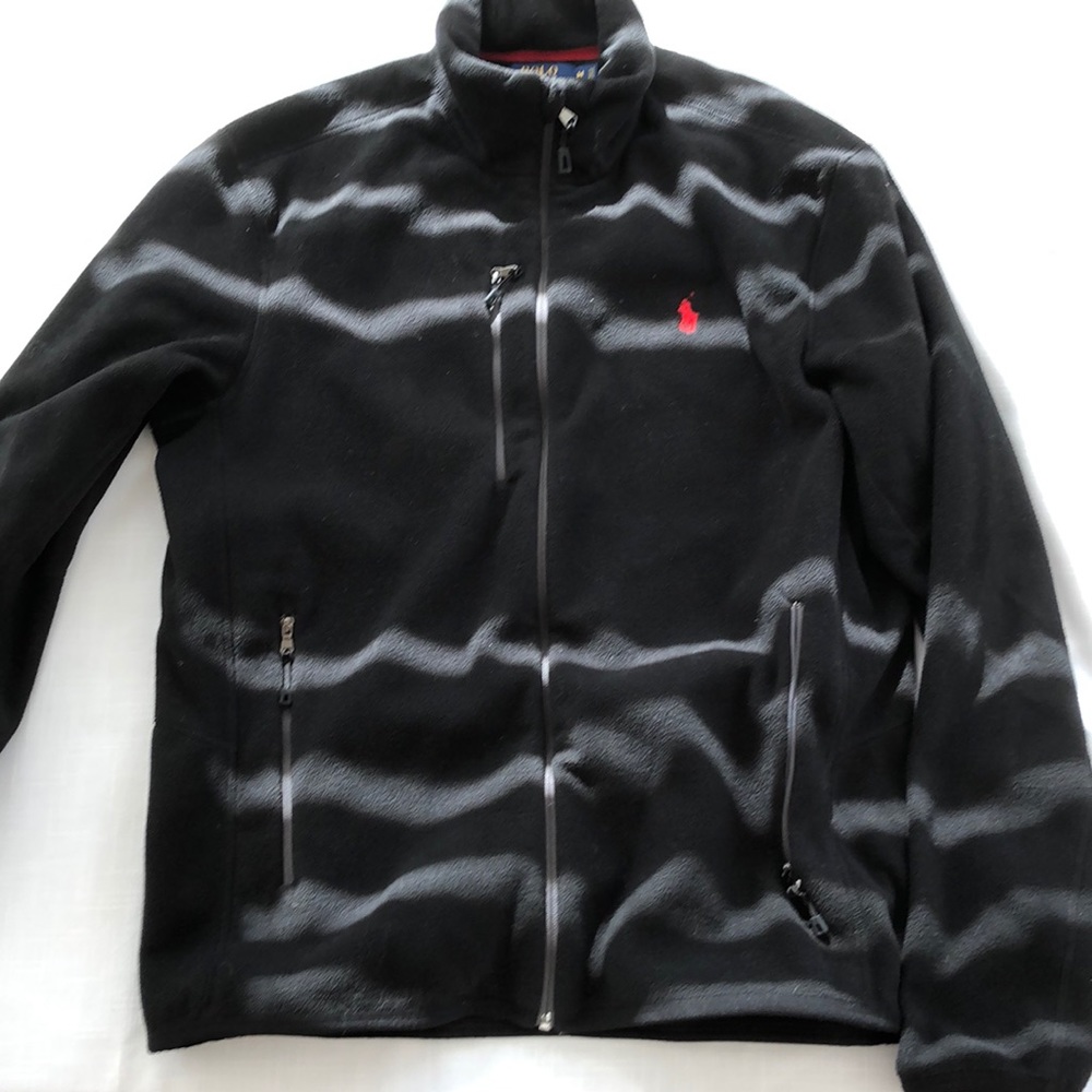 Black Polo by Ralph Lauren fleece.